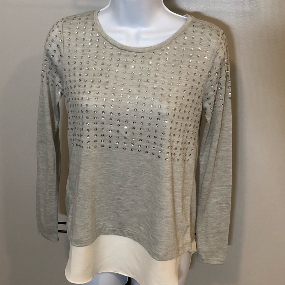 Mixed Media Sequin Top XSP